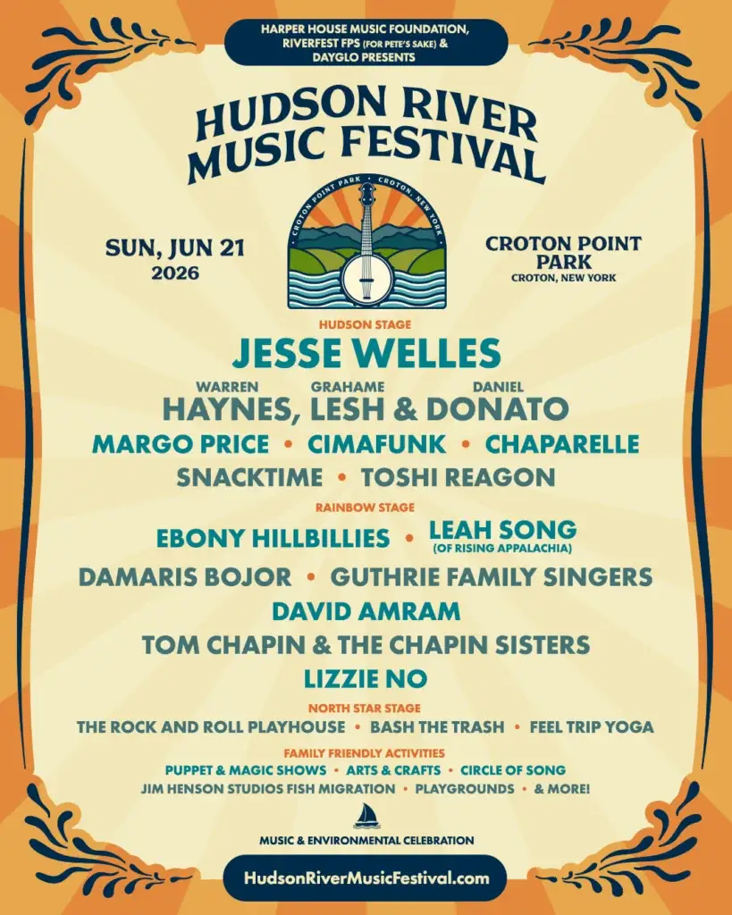 Hudson River Music Festival 2026 Official Poster