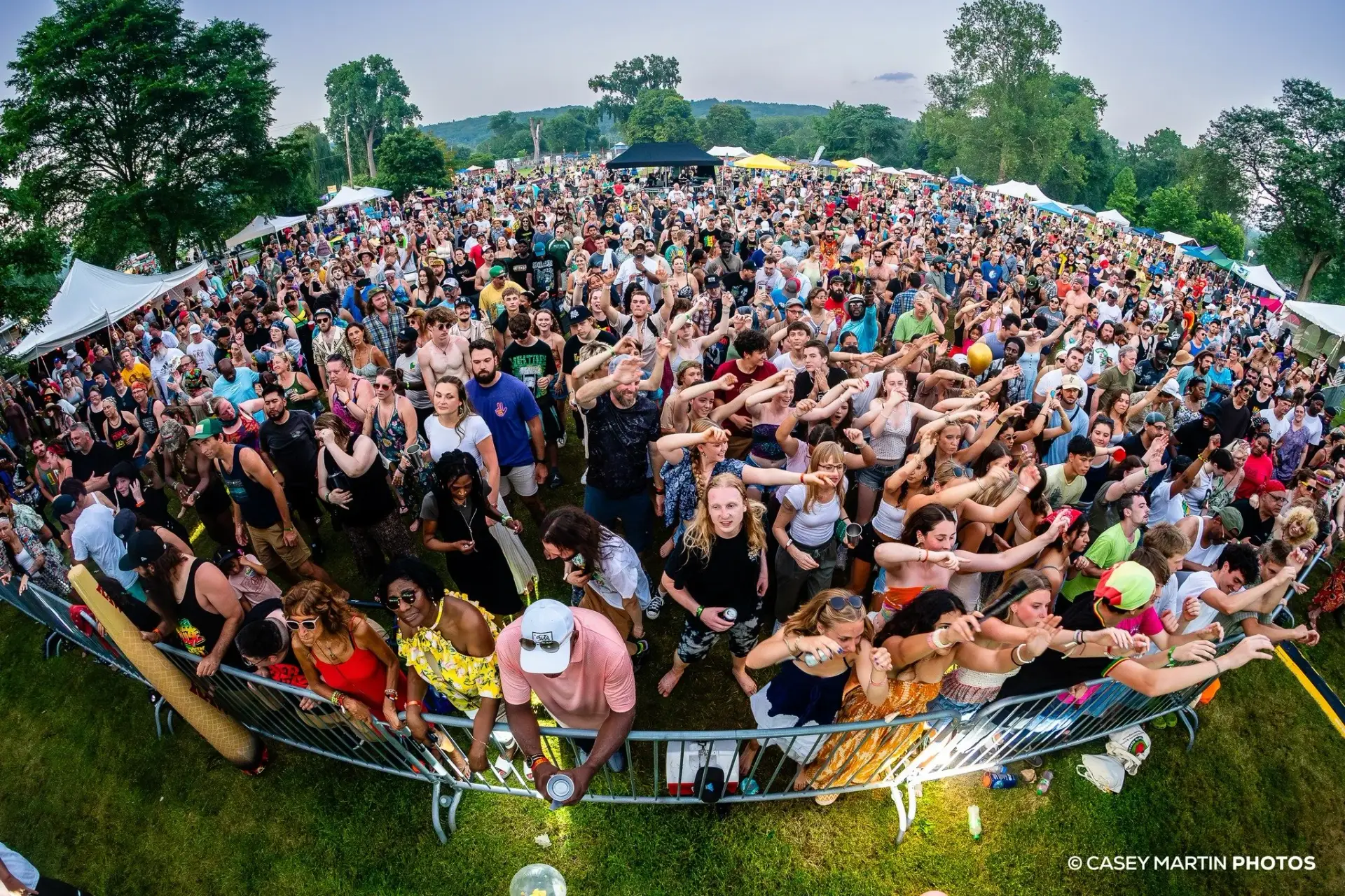 Ithaca Reggae Fest performance on stage