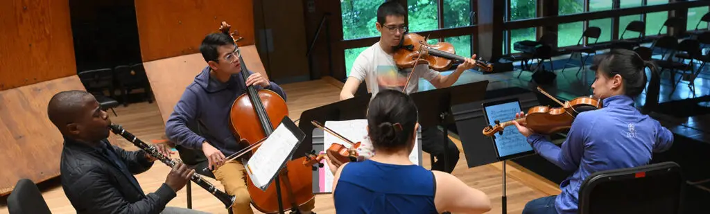 Chamber music performance at Marlboro Music Festival in Vermont