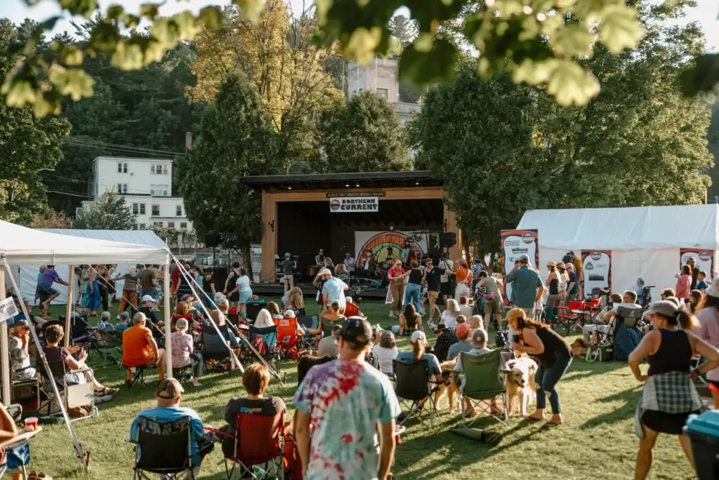 Northern Current Music Festival at Riverside Park, Saranac Lake