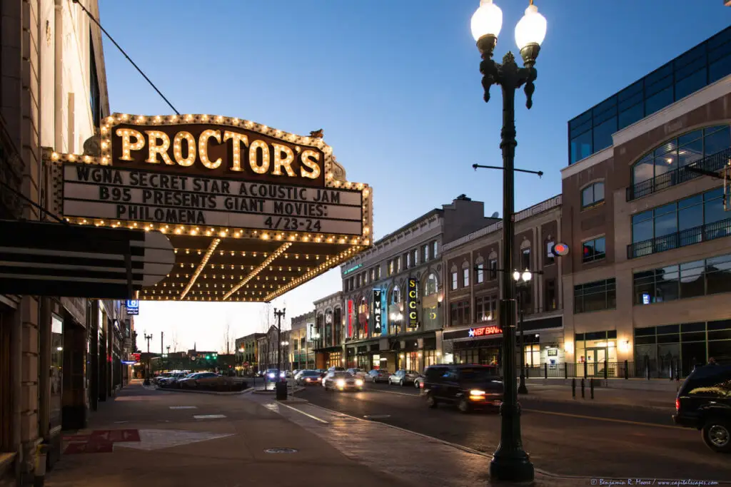 Proctors Theatre Schenectady Marquee