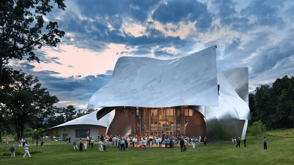 Bard SummerScape arts festival at the Frank Gehry-designed Fisher Center