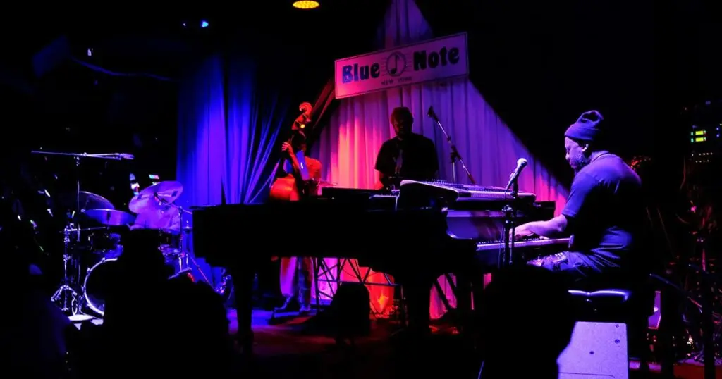 Blue Note Jazz Club performance venue in Greenwich Village, New York City