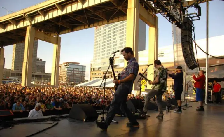 Summer concert at Canalside Buffalo waterfront venue