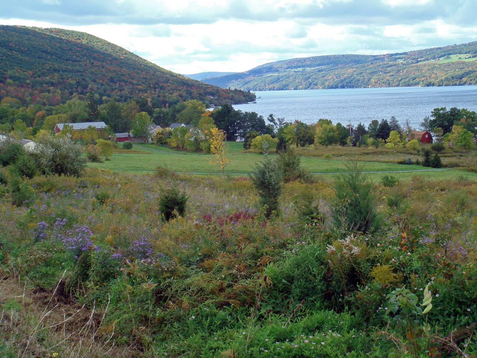 Canandaigua Lake in the Finger Lakes region of New York