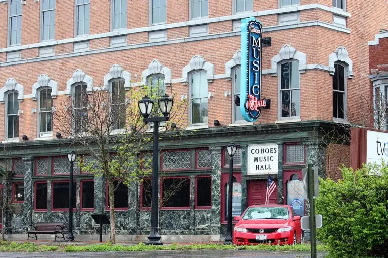 Cohoes Music Hall historic opera house exterior in Cohoes, New York