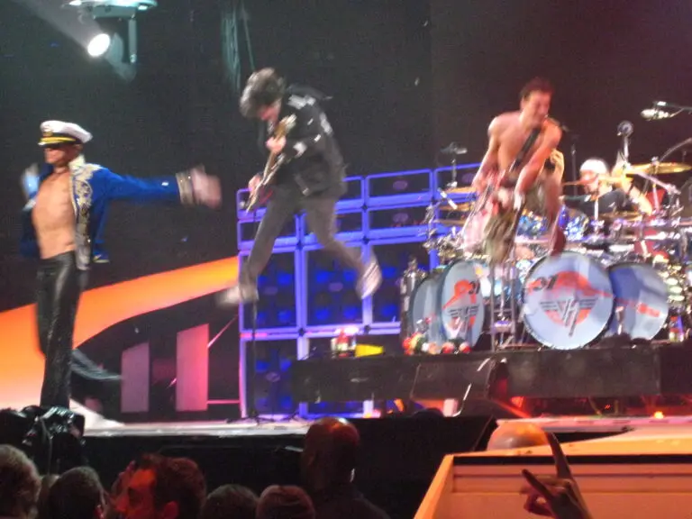 David Lee Roth performing live on stage