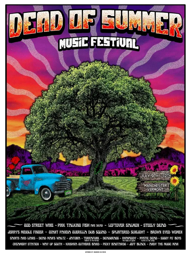 Dead of Summer Music Festival 2026 Official Poster