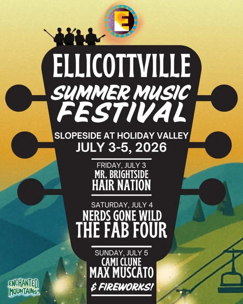 Ellicottville Summer Music Festival 2026 Official Poster