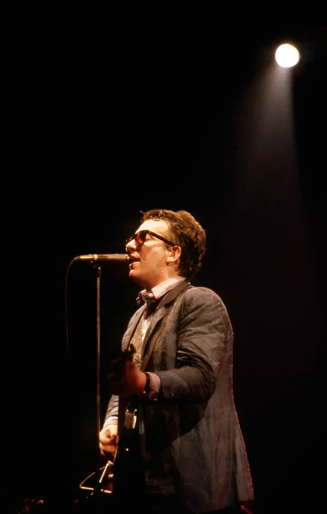 Elvis Costello & The Attractions performing live, 1978 This Year's Model tour era
