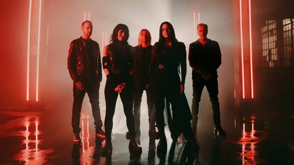 Evanescence performing live at SPAC (Saratoga Performing Arts Center)