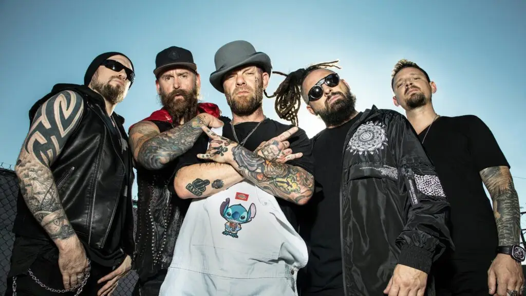 Five Finger Death Punch performing live at Empower Federal Credit Union Amphitheater