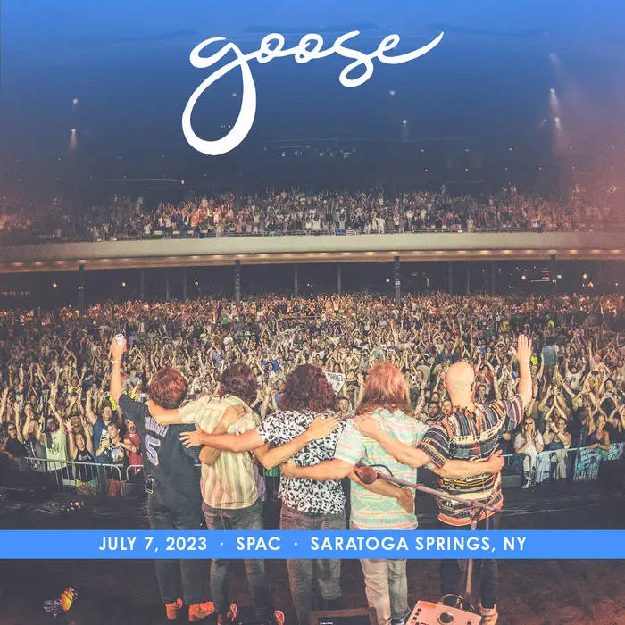 Goose performing at Saratoga Performing Arts Center (SPAC) in 2023