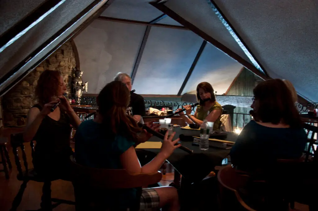 Catskills Irish Arts Week traditional music session East Durham
