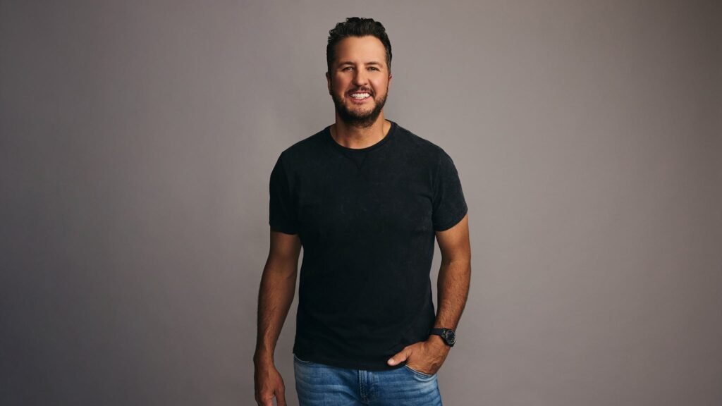 Luke Bryan performing live at SPAC (Saratoga Performing Arts Center)