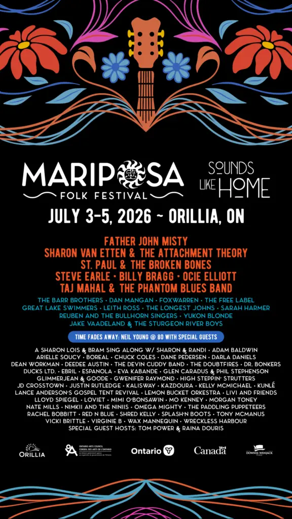 Mariposa Folk Festival 2026 Official Poster