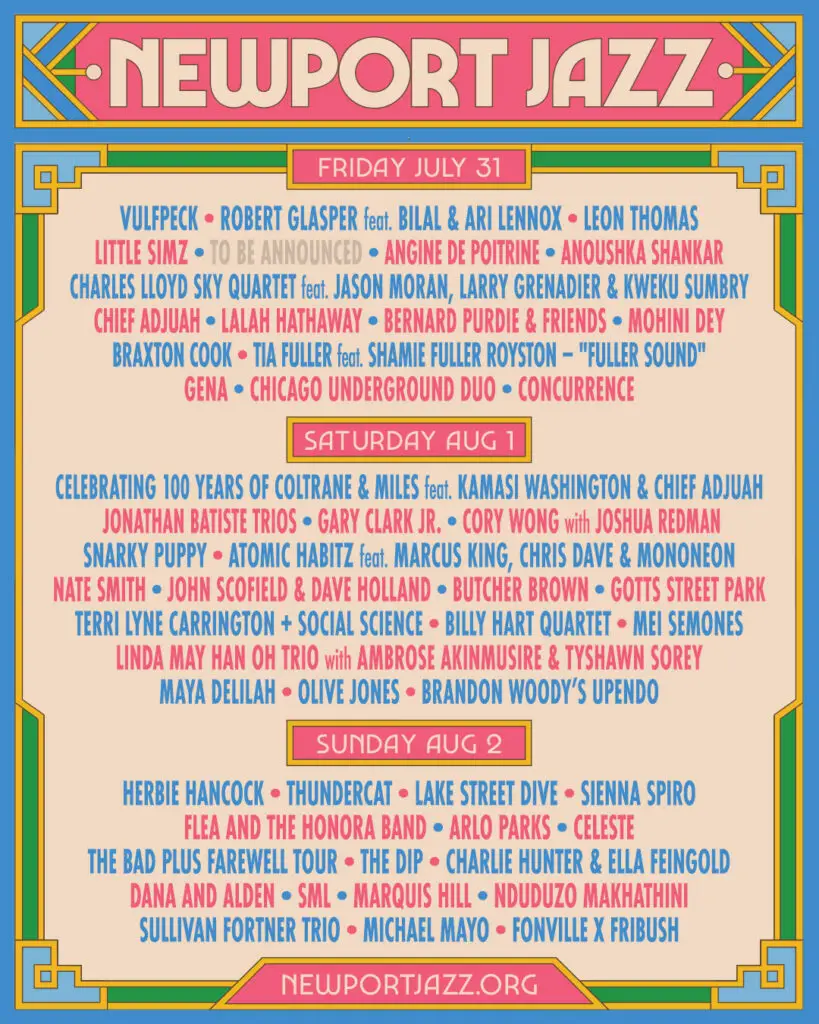 Newport Jazz Festival 2026 Official Poster