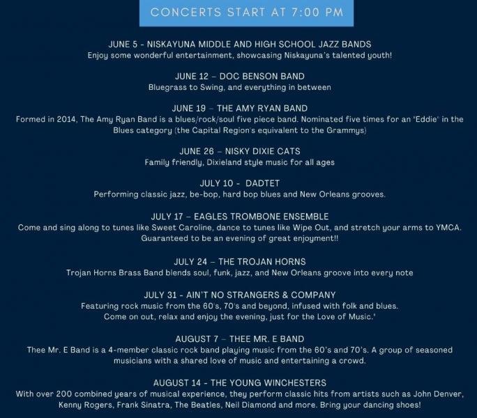 Niskayuna Summer Concert Series