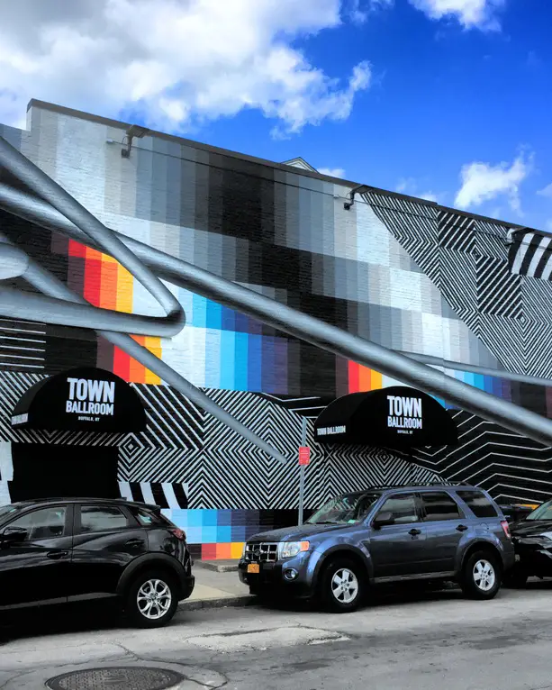 Town Ballroom Buffalo Exterior Mural