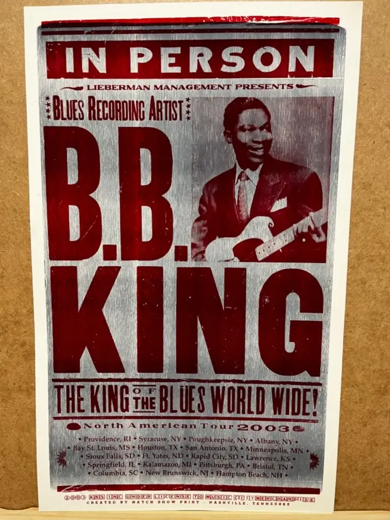 B.B. King (Photo: eBay / vintage concert poster)