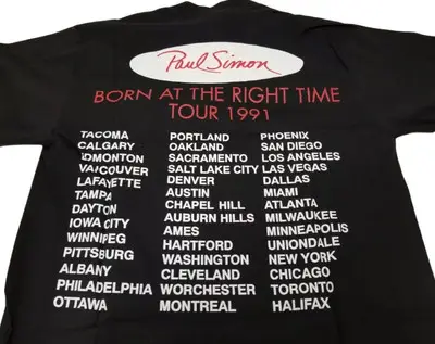 Paul Simon (Photo: eBay / vintage tour merchandise)