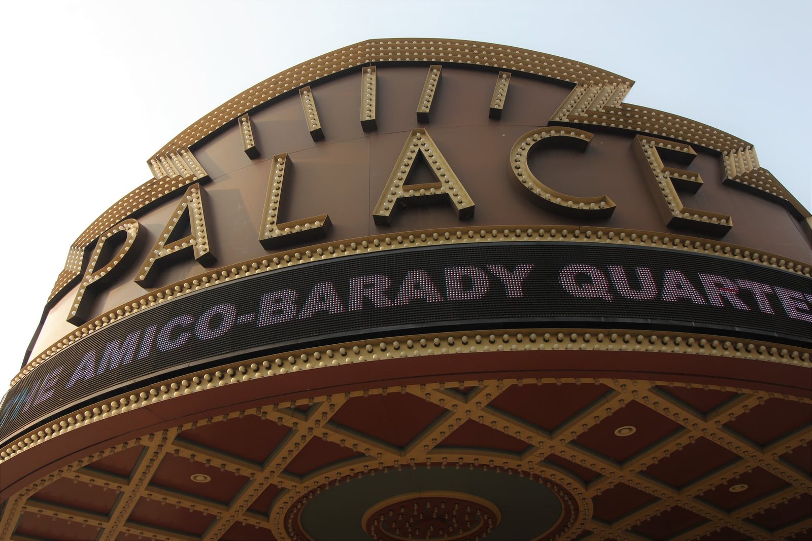 Palace Theatre marquee sign in Albany, New York