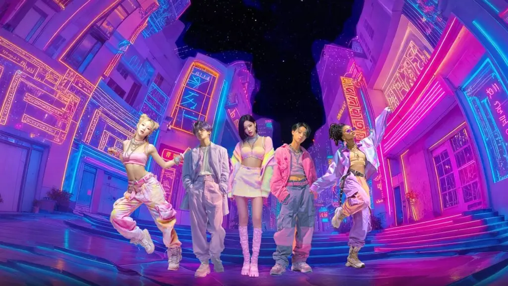 Planet KPOP performing live at Darien Lake Amphitheatre