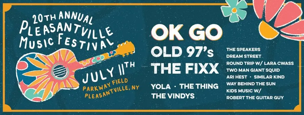 Pleasantville Music Festival 2026 Official Poster