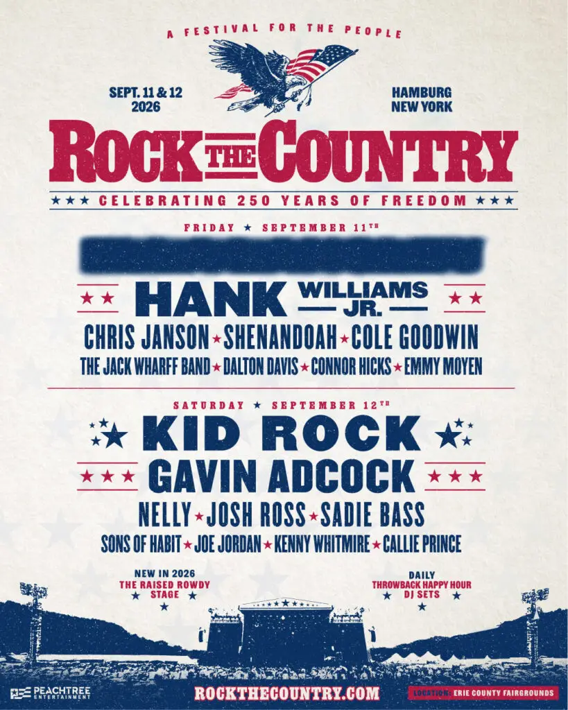 Rock The Country — Hamburg 2026 Official Poster