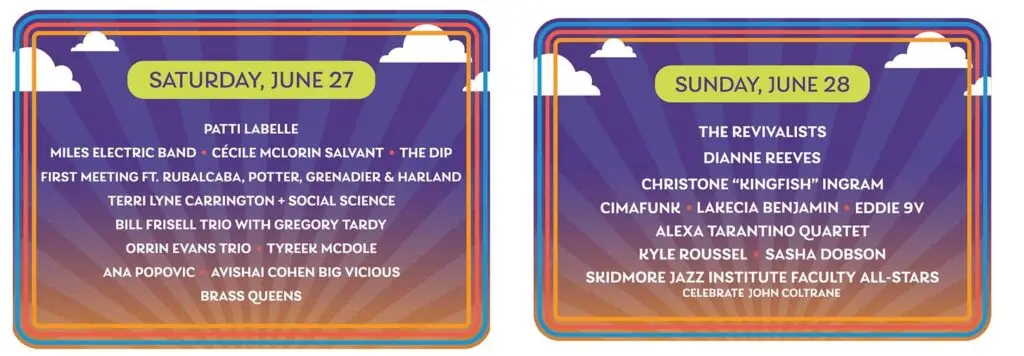 Saratoga Jazz Festival 2026 Official Poster