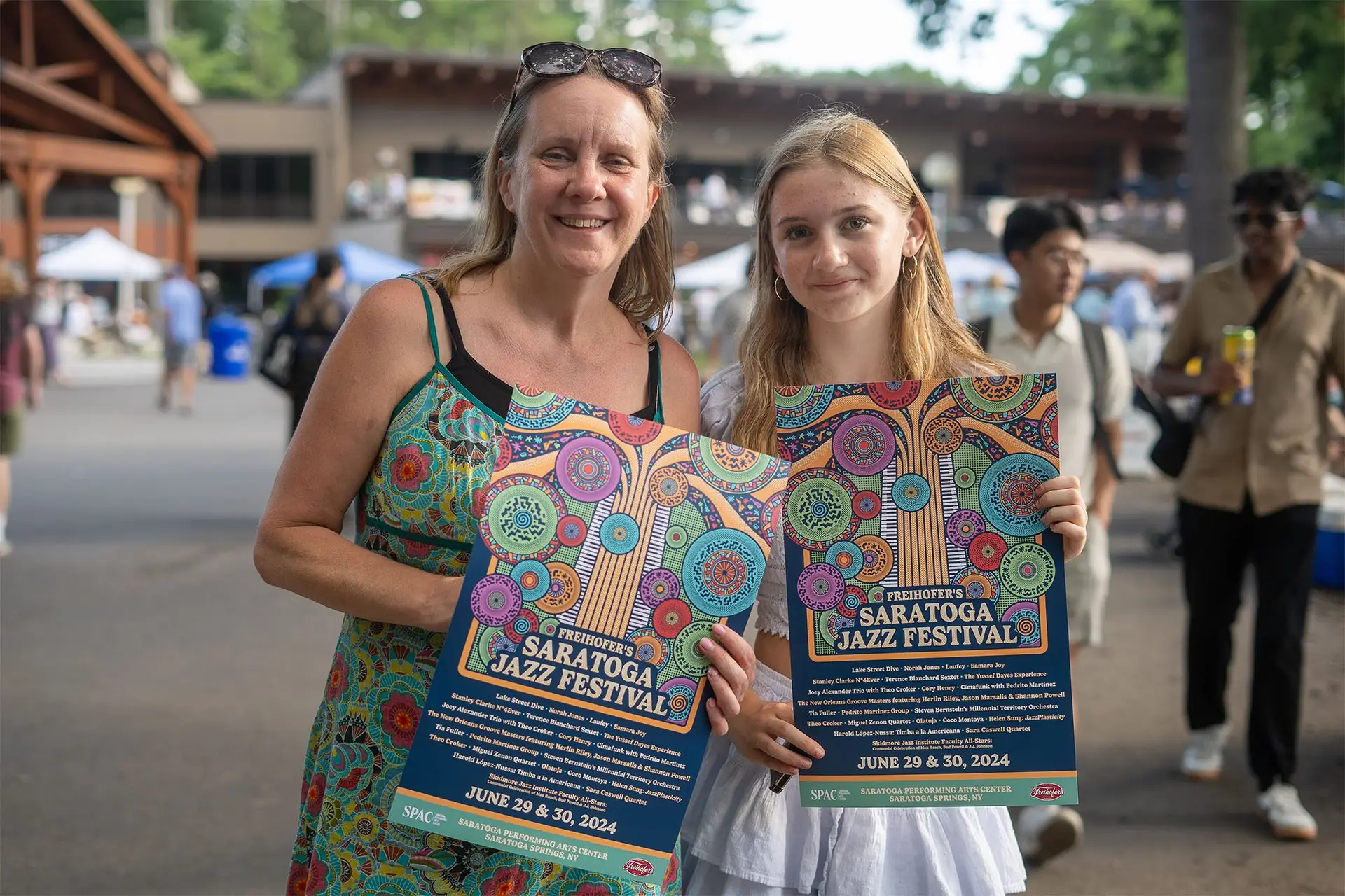 Live performance at the 2024 Saratoga Jazz Festival at SPAC