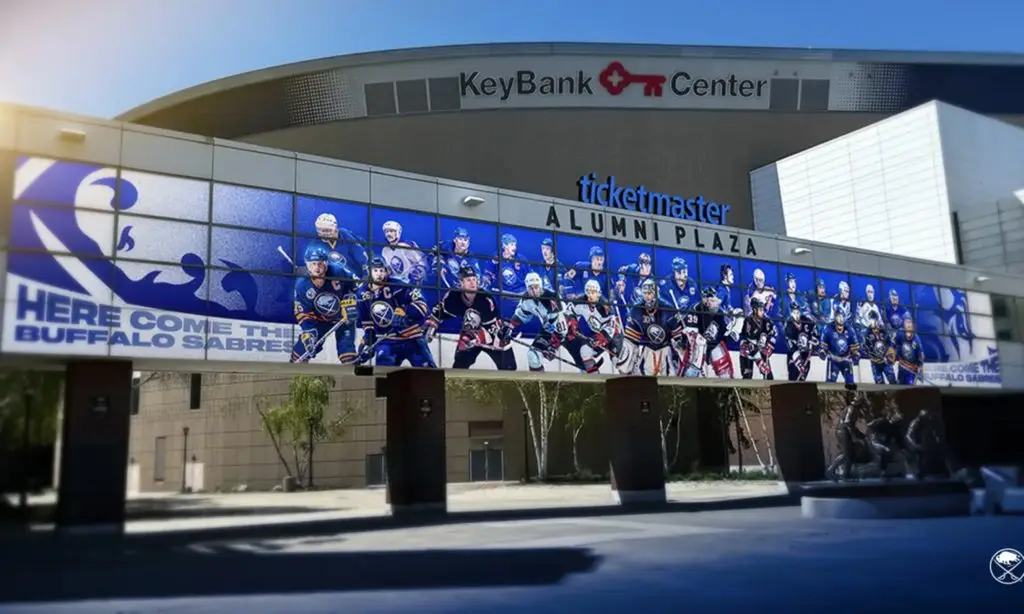 KeyBank Center interior during a concert in Buffalo NY