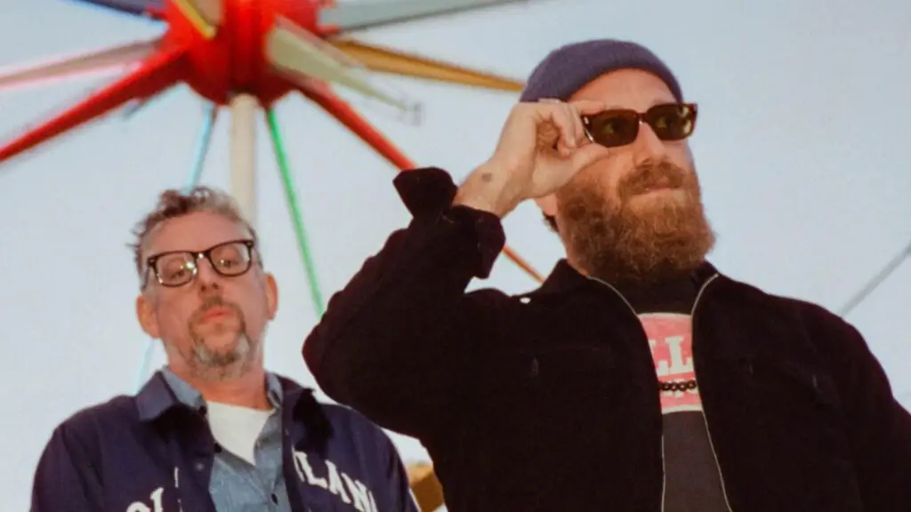 The Black Keys performing live at Highland Bowl Amphitheater