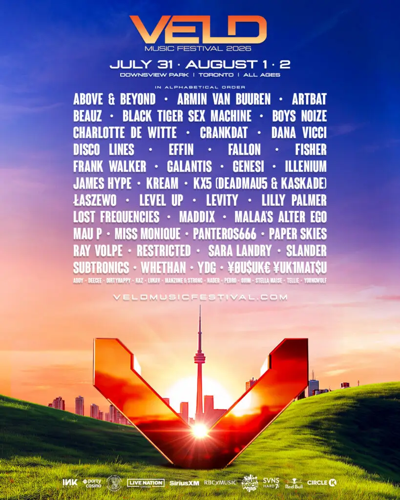 VELD Music Festival 2026 Official Poster