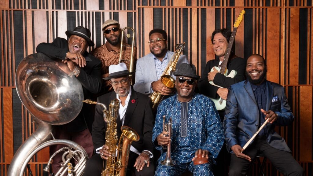Dirty Dozen Brass Band performing live