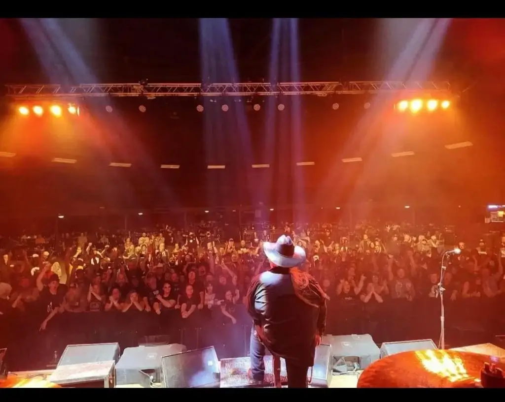 Texas Hippie Coalition performing live on stage