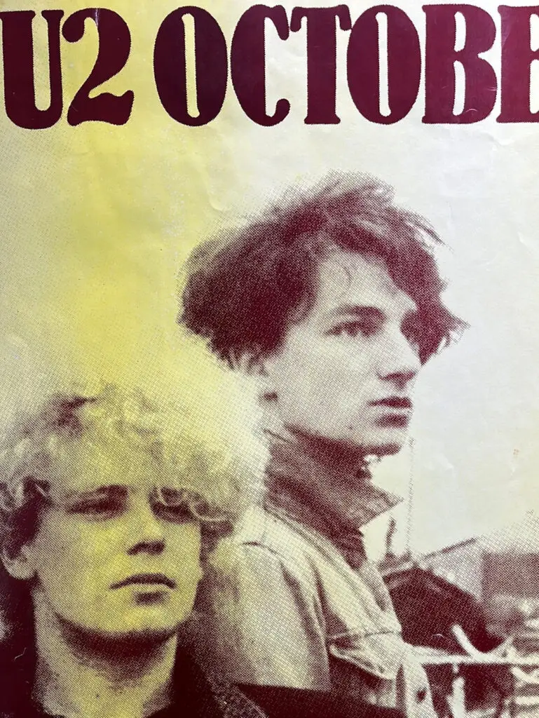 U2 October tour poster, JB Scott's Albany, May 23, 1981
