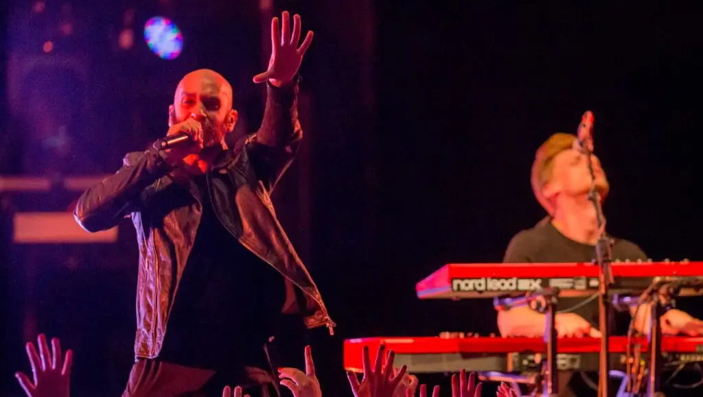 X Ambassadors live at State Theatre of Ithaca, May 14, 2016 — Sam Harris and Casey Harris, sold-out homecoming show