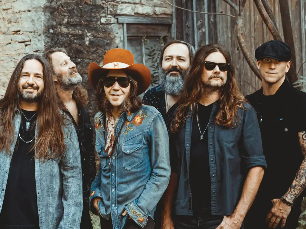 Blackberry Smoke band promotional photo for their 25th Anniversary Tour at UPAC Kingston
