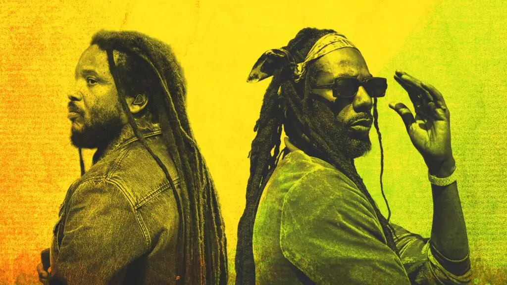 Buju Banton and Stephen Marley perform on the Roots and Rhymes Tour at Bethel Woods Center for the Arts