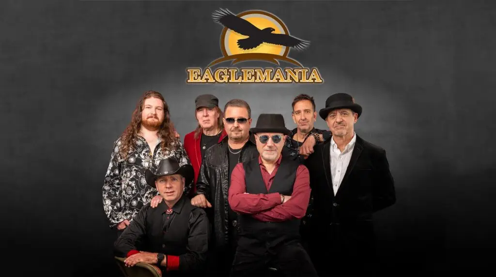 EagleMania — The World's Greatest Eagles Tribute Band — seven-piece group promotional photo