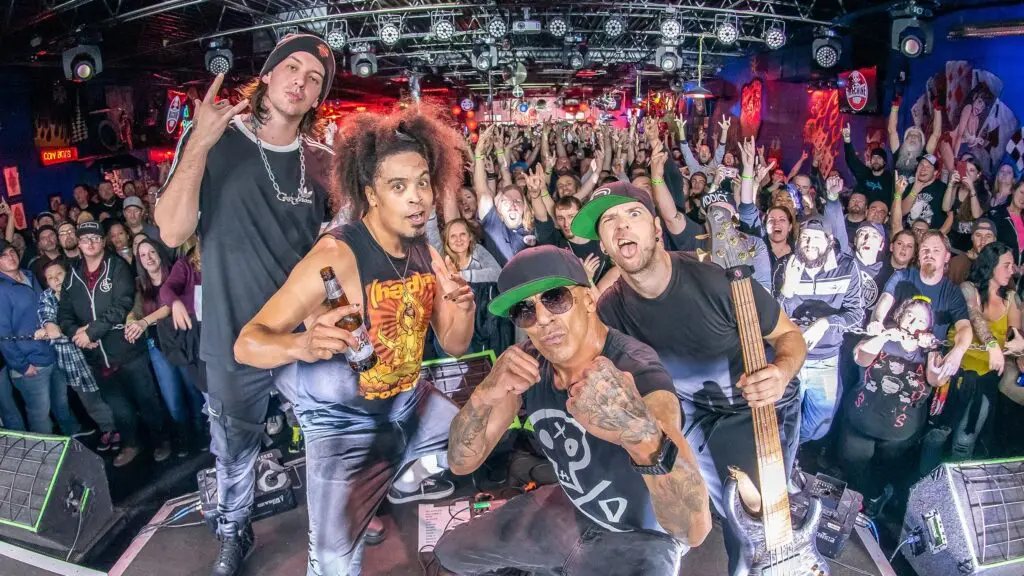 (Hed) P.E. performs live on stage with crowd — Still Broke In America 25 Year Anniversary Tour