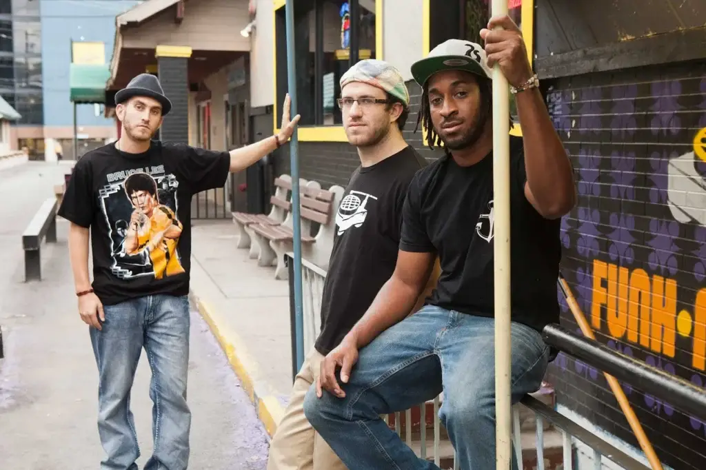 Sophistafunk performs at Buffalo Iron Works — funk hip-hop trio from Syracuse, NY