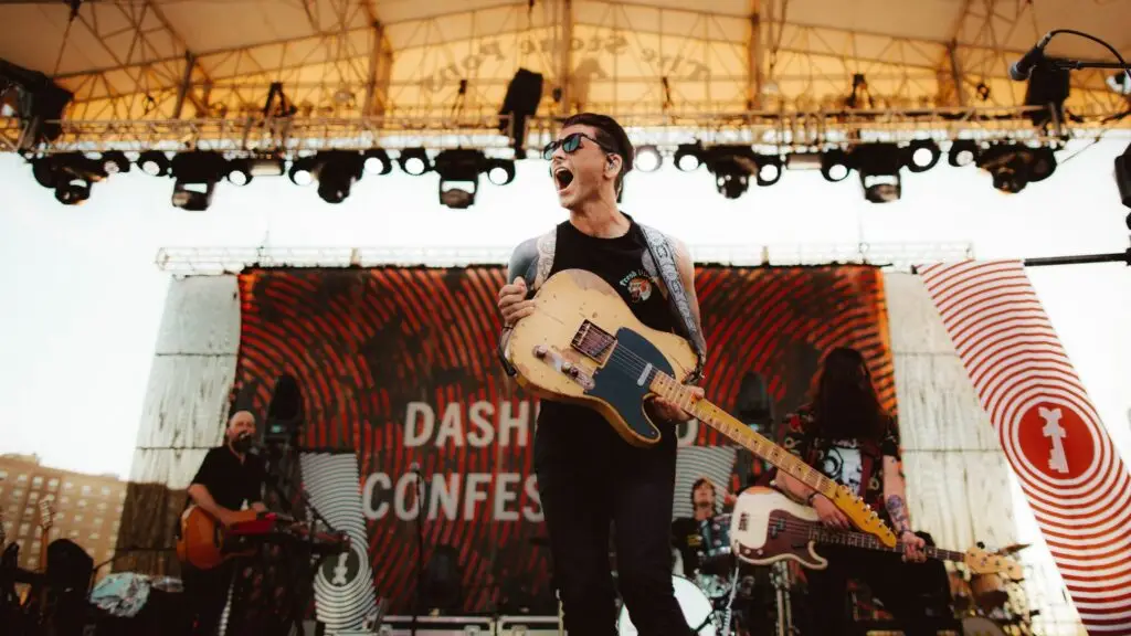 Dashboard Confessional performs live on stage at Empire Live, Albany NY