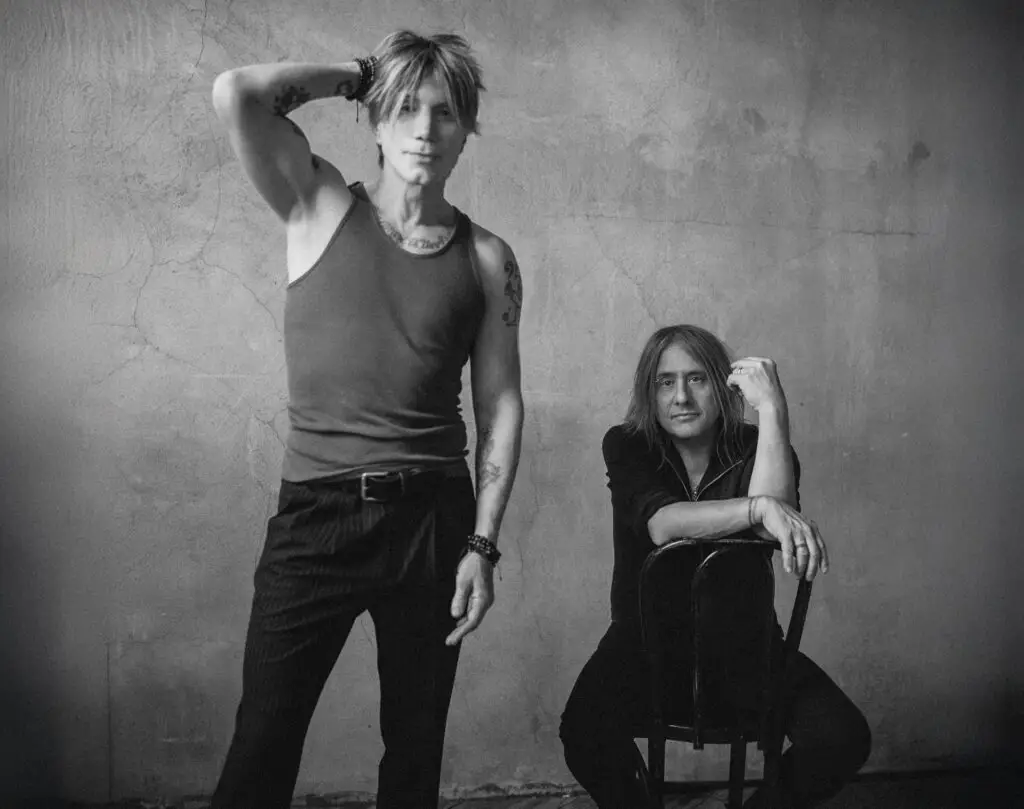Goo Goo Dolls — John Rzeznik and Robby Takac in official press photo for their 2026 summer amphitheater tour