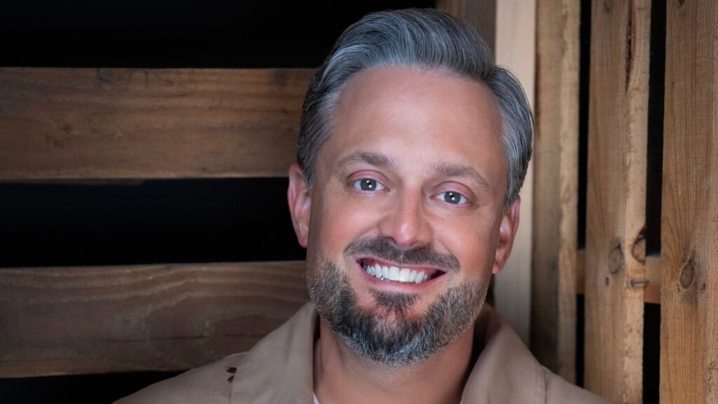 Nate Bargatze promotional photo for Big Dumb Eyes World Tour at KeyBank Center Buffalo