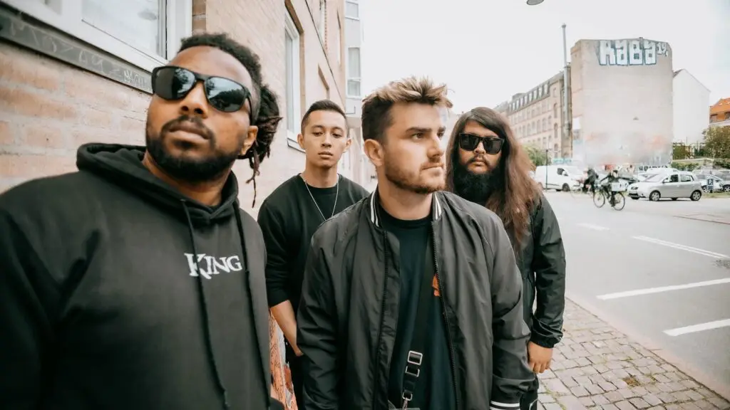 Of Virtue performs live — metalcore band press photo for Rec Room Buffalo show August 2026