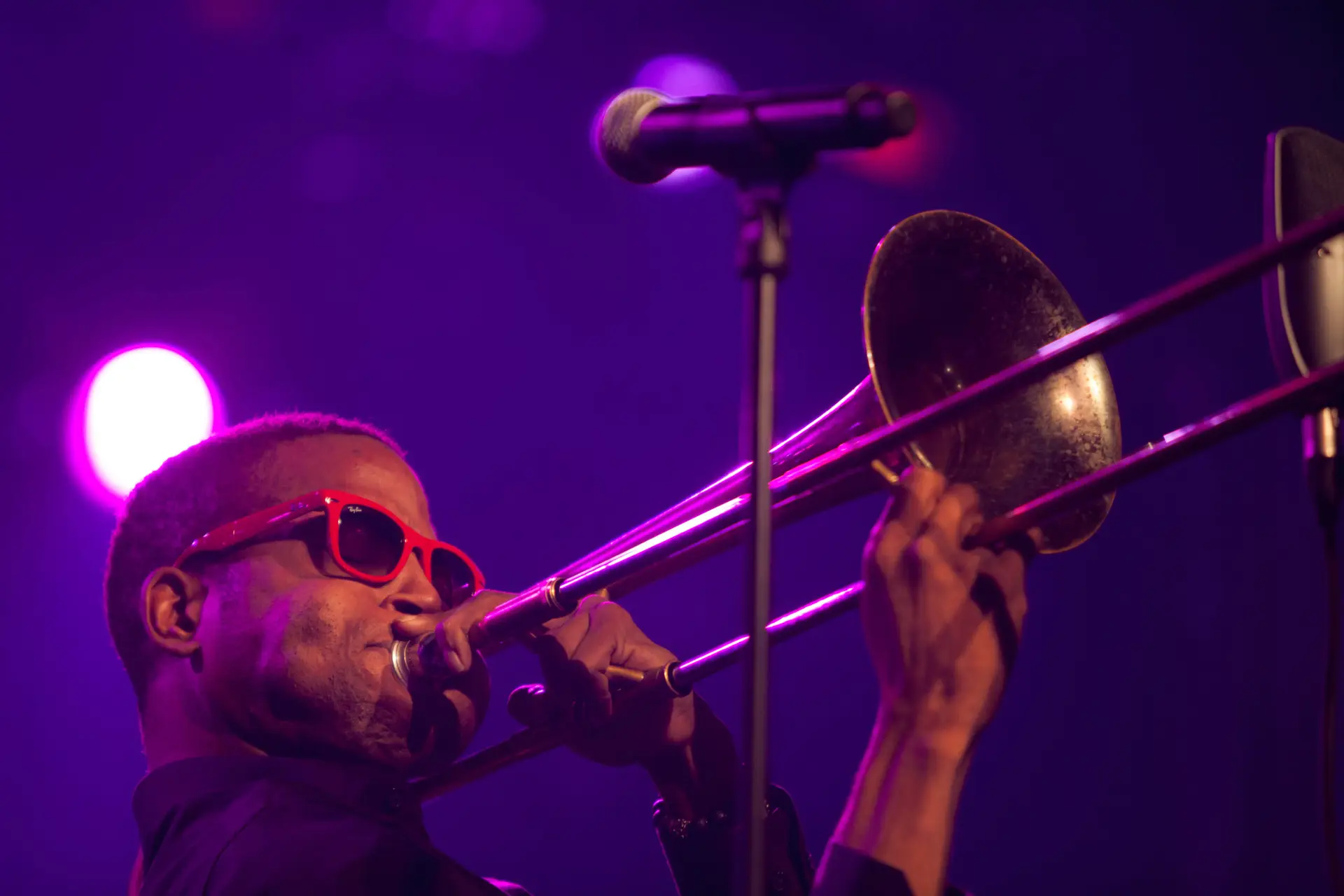Trombone Shorty performing live with Orleans Avenue at Montreux Jazz Festival