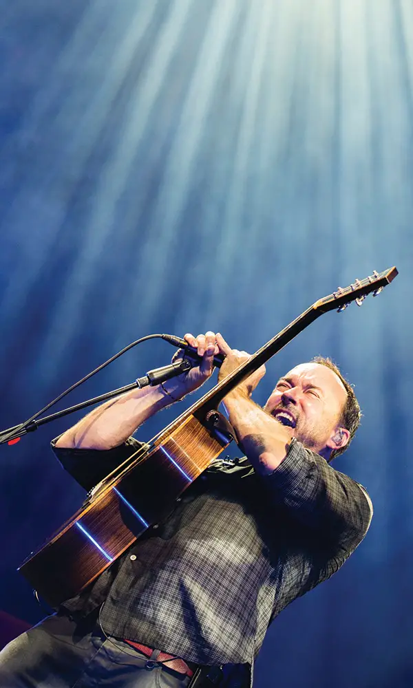 Dave Matthews performing at SPAC (Saratoga Performing Arts Center)