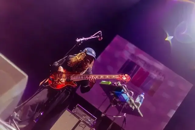 Thundercat performing at Kodak Hall, Rochester International Jazz Festival